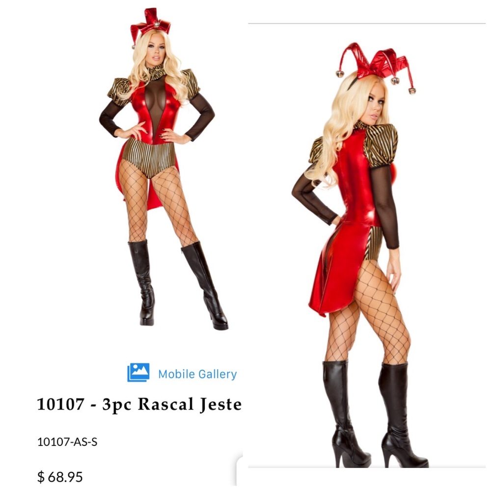 Jester Halloween costume small